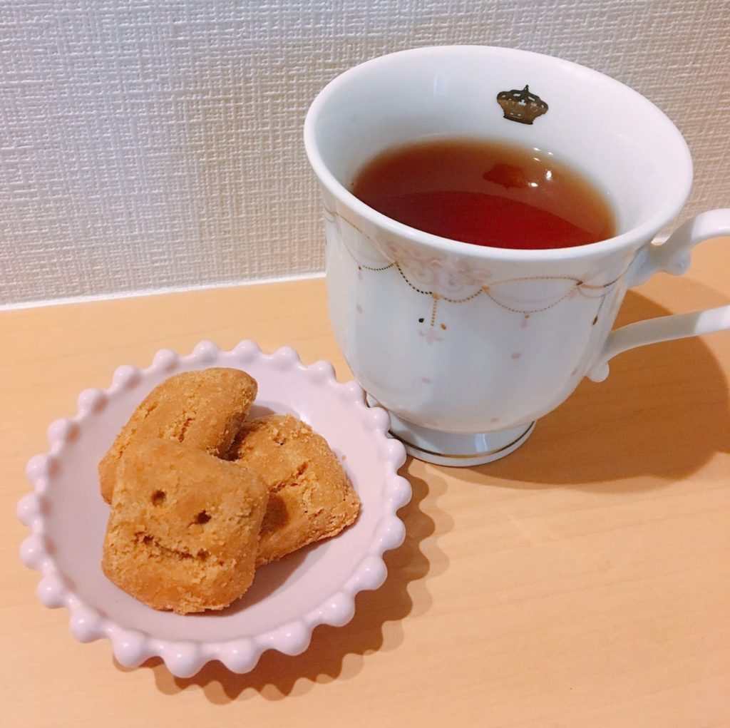 きな粉　紅茶
